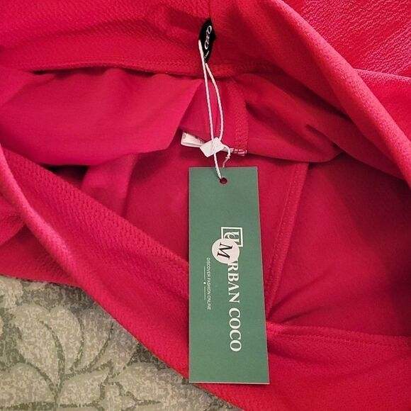 URBAN COCO WOMEN"S BASIC VERSATILE STRETCHY FLARED CASUAL MINI SKATER SKIRT - Picture 10 of 15